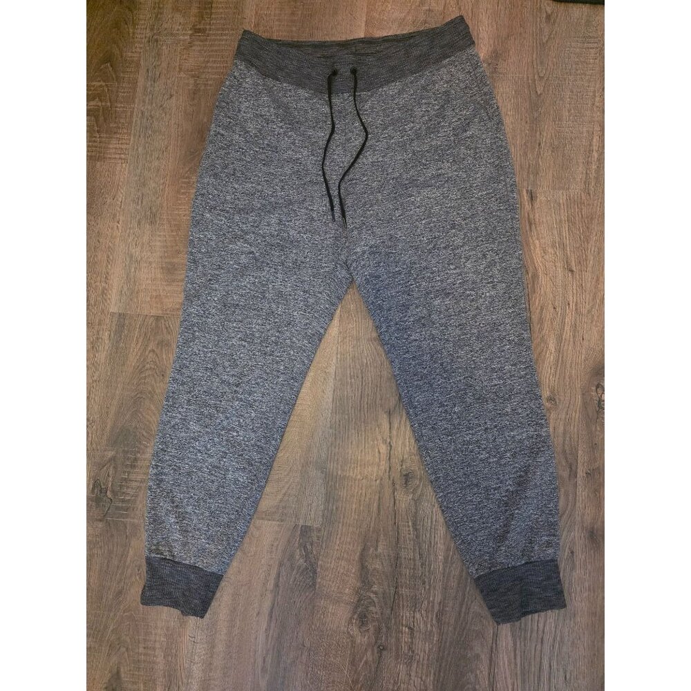 Athleta Gray 2 Tone Ankle Jogger Sweatpants size 8 - GUC - Loungewear Athleisure